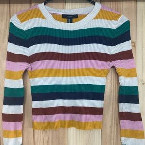 Forever 21 long sleeve crop top M